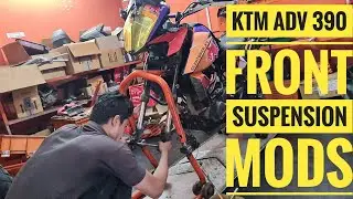 Модификация передней подвески KTM ADV 390 | ADV 390 | Silentbiker_kv