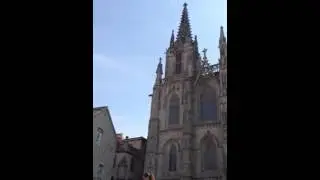 Barcelona cathedral Good Friday, 2016