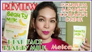 DEAR FACE BEAUTY MILK PREMIUM JAPANESE MELON COLLAGEN DRINK [REVIEW] |zabellefortes🌹