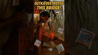 Howrah Bridge is Rusting Away: The Shocking Impact of Gutkha Spitting #shorts