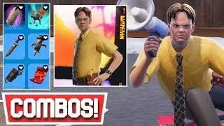 *NEW* BEST DWIGHT SCHRUTE SKIN COMBOS! | Fortnite