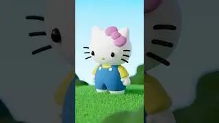 3D-моделирование Hello Kitty, прокомментируйте, что мне смоделировать следующим #blender #3Dart #...