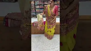 ✨Munga silk with hand work #sareelove #saree #sareefashion #mungasilk #pashmina