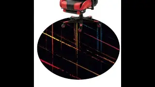 Hardwood floor protection gaming chair mat