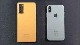 Сравнительный тест скорости Samsung S20 FE и iPhone XS