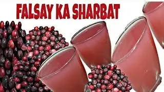 Falsey Ka Sharbat Recipe | By Chef Muzahida