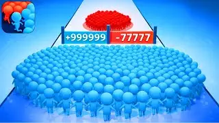 Most Relaxing Crowd Run Game 😌 Count Masters Gameplay All Levels