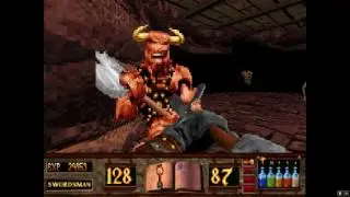 Witchaven II: Blood Vengeance (DOSBox) - Level 3 Forsaken Realm - Uncommented