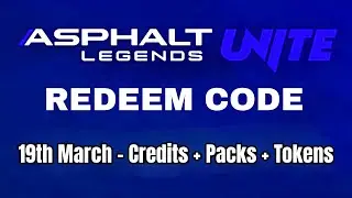Asphalt Legends Unite free redeem code free gifts tokens credits rewards