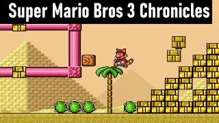 Super Mario Bros 3 Chronicles v3.2, World 2, Mario [100%/Playthrough/English/HD] SMBX