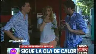 C5N - VIVA LA TARDE: SALIMOS A LA CALLE EN LA OLA DE CALOR