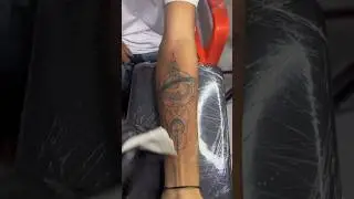 Geometric planet tattoo #jakartabarat #tattoo #fyp #tattoojakartabarat