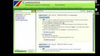 Tutorial #1 Basic & Important Features of CAMBRIDGE ADVANCED LEARNER'S DICTIONARY