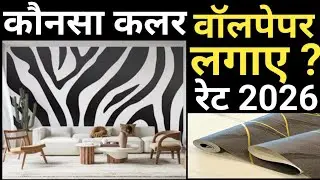 How to choose  Best wallpaper for Bedroom & Living Room | Material ,cost & colour | Latest wallpaper