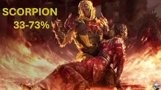 Mortal kombat 1 - Scorpion 33-73% insane combos