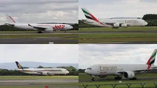 Planes at Manchester Airport (27/06/2024)