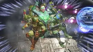 Injustice 2: TMNT Vs Green Lantern 1 | All Intro/Interaction Dialogues & Clash Quotes + Super Moves