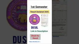 SOL Result Declared || Link:-  # 