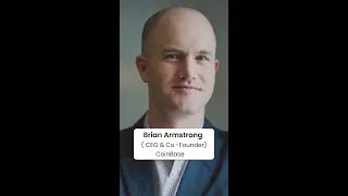 Coinbase Founder & CEO : Brian Armstrong  | One & Zeros | #short #Trending