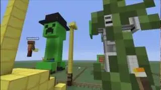 Minecraft Xbox - Speed Building Contest Round 2 - W/ Stampylongnose - Part 2