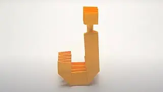 How to make an origami letter 'j' | Origami Tutorial