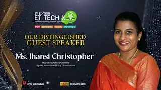 Ms. Jhansi Christopher at ET TECH X 2025 | Visionary Insights