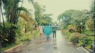 Vlog Senior high school when it rains with my best friend |Indonesia and raini day|aesthetic