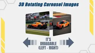 3D Rotating Draggable Carousel Image using Javascript - Source Code in Description!