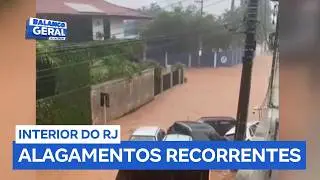 Cidades do interior do Rio de Janeiro sofrem com fortes chuvas no início do ano