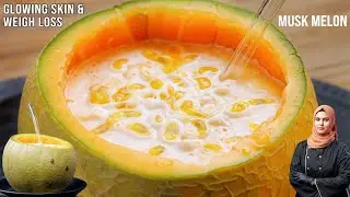 Musk Melon Juice | Glowing Skin & Weight Loss | Super Easy & Healthy Drink