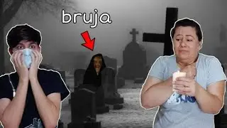 FUIMOS A UN CEMENTERIO😱 Y UNA *BRUJA NOS PERSIGUIÓ* 😢 TERMINA MUY MAL!!
