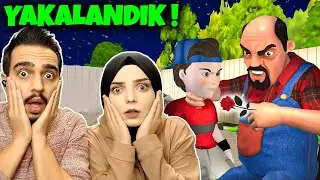 KIZGIN KOMŞU BU SEFER YAKALADI! | SCARY STRANGER 3D