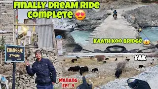 Finally Reached Khangsar Upper Manang! Extreme Danger Road, Low Oxygen & Sick Travelers 😨 Epi.9।।