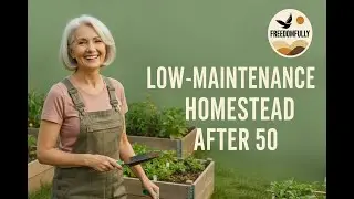 Low-Maintenance Homestead After 50 | Strategies for Senior Self-Sufficiency #retirementjourney