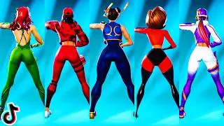 Fortnite Gnarly Emote Showcase With Top Thicc Girl Skins 🍑 Viral New KATSEYE Kpop Dance 😜Icon Series