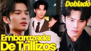 (Doblado) Embarazada de trillizos&hellip; &iexcl;y del jefe | El Secreto de los Trillizos #dramabox