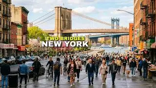 [4k]🇺🇸Walking NYC:  TWO BRIDGES NEIGHBORHOOD
