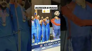 Ganpati decoration 2k24 | rcb decoration | #worldcup #worldcup2024 #t20worldcup