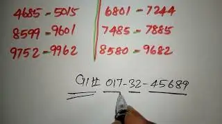 Singapore 4D 15-03-2024 Guessing Video | Saturday Number