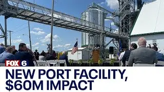 Port Milwaukee Jones Island agricultural export facility opens | FOX6 News Milwaukee