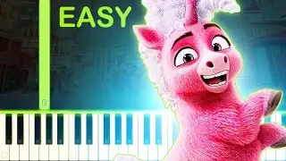 Fire Inside | THELMA THE UNICORN - EASY Piano Tutorial