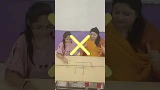 Make 3 Square challenge| shaaktiman type game| bhai-bhen वाला| Such a funny one| #shorts