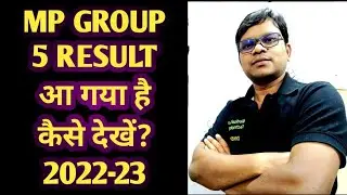 Group 5 result Out 2022-2023 MP Lab technician