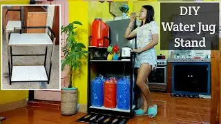 DIY Water Jug Stand/ Rack | Paano Gumawa ng Patungan ng Tubig | Tile Top/ Metal Frame