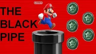 [Super Mario Run] - HARDEST LEVEL, the black pipe course (every coin)