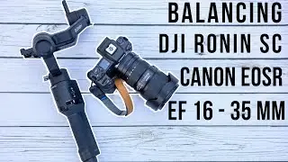 DJI RONIN SC How to Balance the Canon EOS R & EF 16-35mm f/4L IS USM