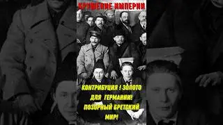 Гибель Российской Империи: Контрибуция, золото для Германии, позорный Брестский договор!