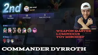 COMMANDER DYRROTH | GA ADA BOSAN PAKE FULL FIGHTER #mcgg #magicchessgogo 