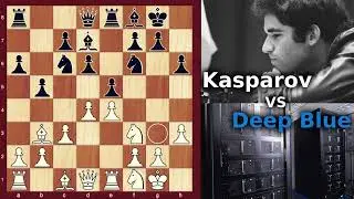 Deep Blue vs Kasparov  | When the Machine Won #chess #kasparov #deepblue #chessshorts #manvsmachine