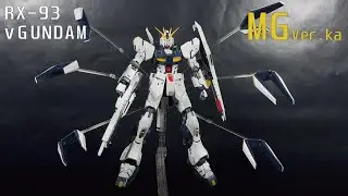 MG RX-93 Nu Gundam Ver.ka Build & Pose